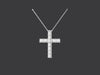Baguette Diamond Cross Necklace