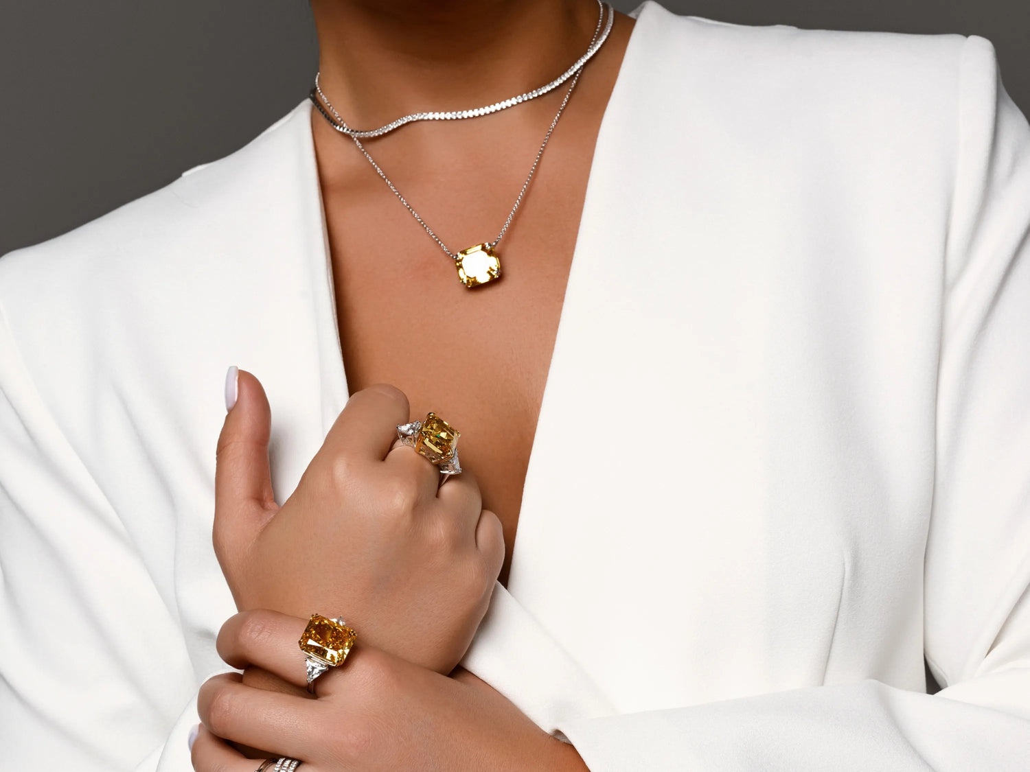 Eterna Tennis Necklace